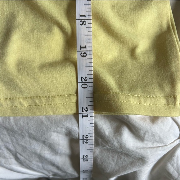 Vintage Brody Myles Womens Small Yellow Sleeveless Collared Top - Picture 4 of 5